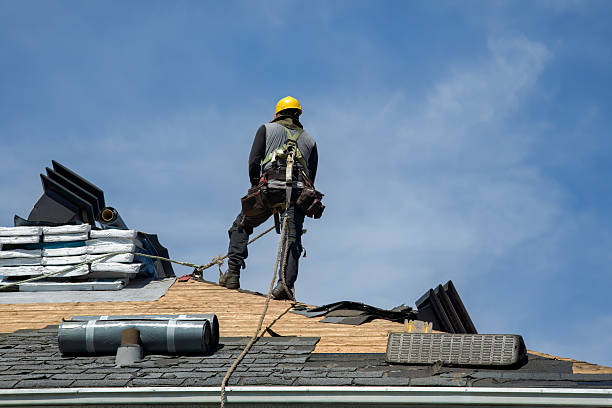 Professional Roof Replacement technician working in Todd, PA